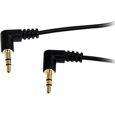 UPC: 0065030841269 | StarTech 3 Slim 3.5mm Right Angle Stereo Audio Cable M/M