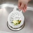 thumbnail image 5 of Sink Filter Basket for Kitchen | Anti-Clogging Strainer for Vegetables and Food Particles | Smooth Water Flow | Deodorizing Drainer | Plastic | 13.5x10.5x3.3cm | 1 Pack, 5 of 5