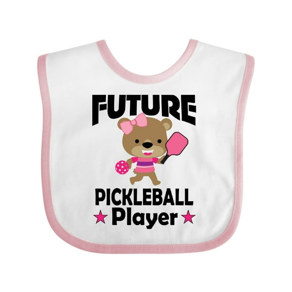 Inktastic Future Pickleball Player Girls Girls Baby Bib