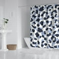 thumbnail image 2 of Blue and Dark Blue Leopard Pattern Shower Curtain 72"x72" ,Bathroom Decorative Shower Curtains Set with 12 Hooks,Modern Waterproof Washable Shower Curtain, 2 of 6
