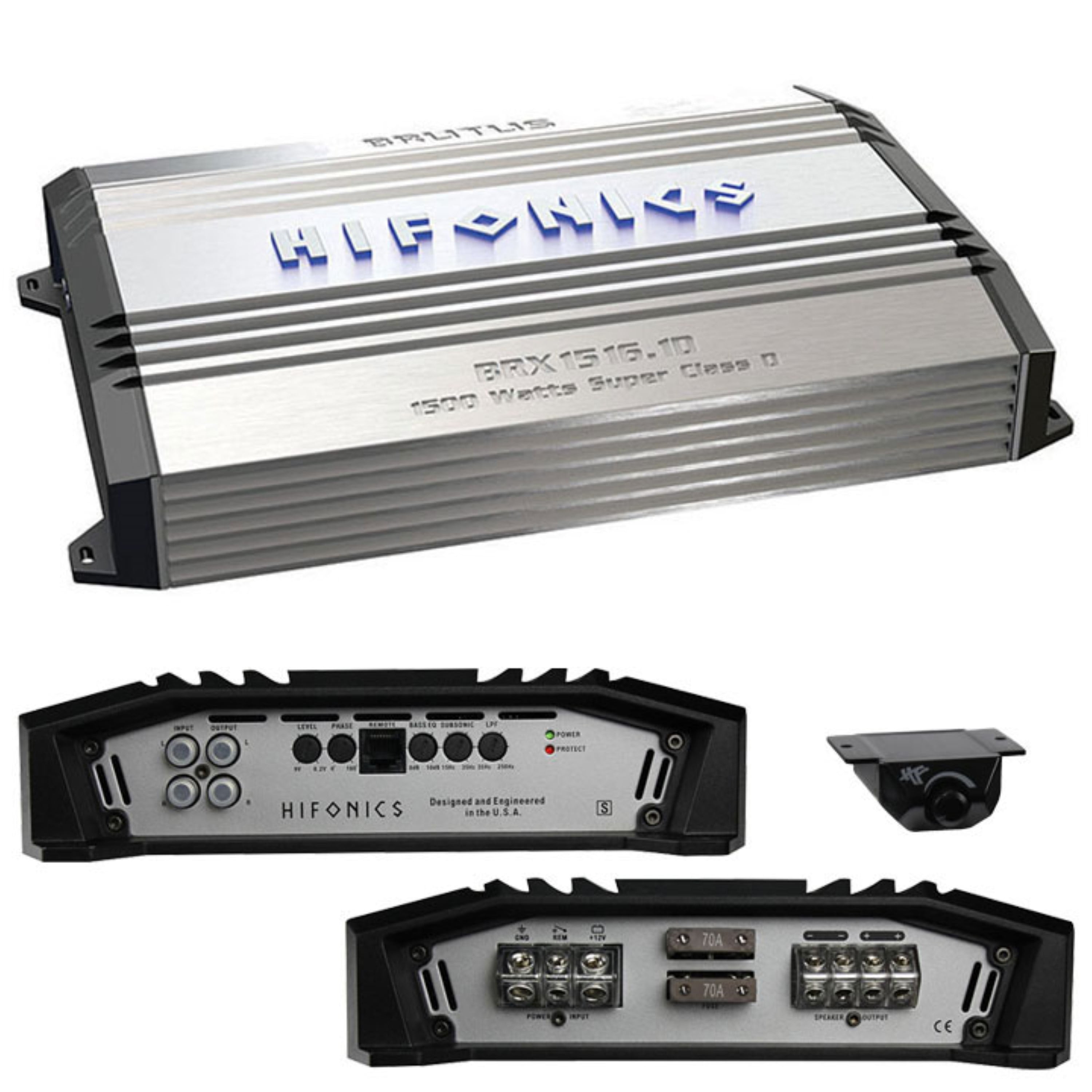 Hifonics Brutus BRX1516.1D 1500W RMS Monoblock Subwoofer Amplifier