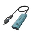 thumbnail image 1 of Portable Type C Hub with 3 Type C Ports and 2 USB 3.0 Ports PD60W Charging Expand Device's Connectivity, 1 of 5