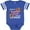 Football Blue and White, variant on Inktastic I Listen to Country Music with My Daddy Guitar and Hat Boys or Girls Baby Bodysuit