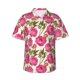 thumbnail image 1 of Balery Rose Flowers Camisas hawaianas de manga corta para hombre, camisas playeras de corte holgado, camisas de vacaciones con botones,Large, 1 of 7