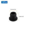 thumbnail image 2 of 10 PCS Silicone Stopper Replacement Plug, 2/5 in Reusable Salt Shakers Hollow Stopper for Flower Pot Pipe Bottle, Black, 2 of 5