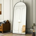 BEAUTYPEAK Full Length Mirror 71"x30" Arched Body Dressing Floor Mirrors for Standing Leaning