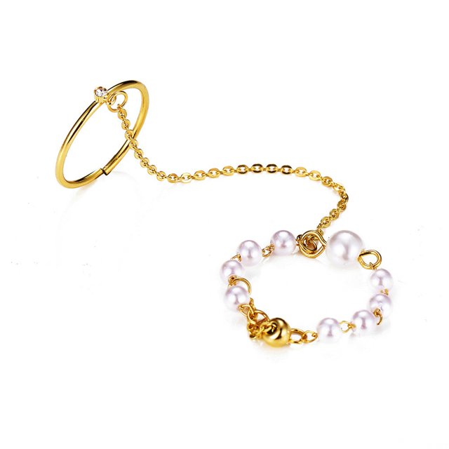 LATS Punk Cool Hip Pop Anillos Cadena ajustable multicapa Cuatro anillos de dedo abiertos Aleación Hombre Anillos giratorios para mujeres Regalo de fiesta Tan Jianjun unisex