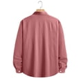 thumbnail image 5 of zfhfof Men's UPF 50+ Sun Protection Shirt Lightweight Collared Long Sleeve Button Down Shirts Summer Casual Tops, 5 of 8