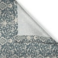 thumbnail image 3 of Ambesonne Damask Kitchen Curtains, Leaves and Buds, 55"x39", Cream Grey, 3 of 3