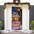 thumbnail image 4 of TIELUTT Rideau de Porte de Noël Intérieur Extérieur Célébration Saisonnière Fête pour Noël pour Maison Porte Jour du Souvenir Événement Décorations Robe de Fête pour Femmes Ensemble de Décorations de Fête Robe de Fête Robe de Fête pour Femmes, 4 of 4