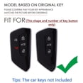 thumbnail image 2 of Key Fob Cover Compatible with Volkswagen Atlas 2018-2026 Keychain Case Holder Protector,Black, 2 of 8