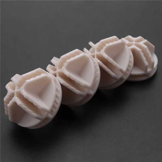 60 Conectores de Conector de Cubo de Cuadrícula de Pc para Estanterías de Almacenamiento de Cubo de Alambre (Blanco)