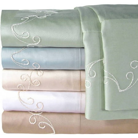 Veratex, Inc. Supreme Sateen 300-Thread Count Scroll Pillowcases, 2pk