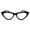 Black, variant on 2SeeLife Premium Cat Eye TR-90 Reading Glasses for Women – Narrow–Medium Fit, Sturdy Frame, Spring Hinges, Stylish Readers, Black, +1.00