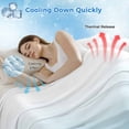 thumbnail image 3 of Blue White Ombre Cooling Blanket,Lightweight Breathable Summer Throw Blanket with Double Sided Cold Effect,Gradient Color Modern Abstract Art Picnic Blankets Bed Sheet for Hot Sleepers 40"x60", 3 of 8