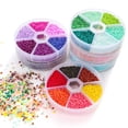 thumbnail image 2 of Kit para hacer pulseras de 2 mm, kit de cuentas de semillas de vidrio, surtido de cuentas pequeñas, colores, cuentas sueltas para manualidades, para hacer joyas, manualidades artísticas, 2 of 5