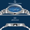 thumbnail image 3 of Bomieux Mens Watch, Classic Minimalist Men's Quartz Watch Waterproof Watch with Stainless Steel Band Business Dress Men's Watch-Best Gift for Men, 3 of 9