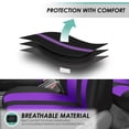 thumbnail image 5 of FH Group Universal Fit Cloth Striking Striped Car Seat Covers for Auto, SUV, VAN Airbag Compatible, Easy to Install, UV-Resistant & Durable - Full Set, 5 of 8