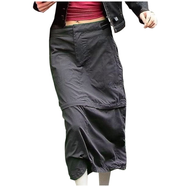 Faldas Para Mujer Falda Larga Vestido de Empalme Con Reborde Falda Cordón Elástico en El Vestido Inferior Odeerbi ODB137717