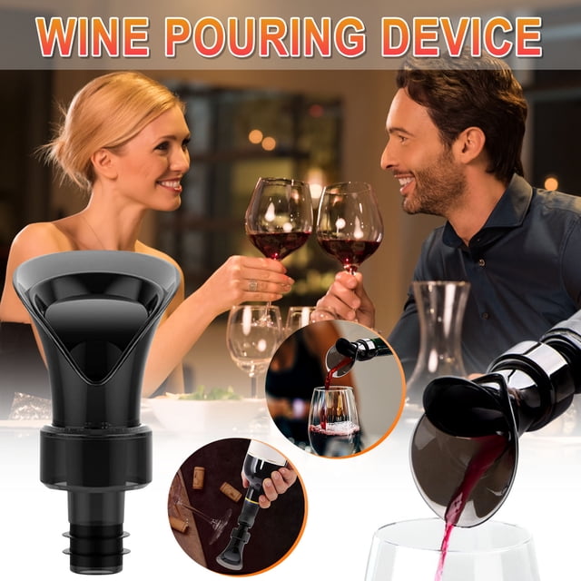 TIMIFIS Bottle Stopper Two Wine Stopper Champagne Sealed Bottle Leak Proof Shaped Red Wine Vacuum Preservation Stopper Wine Storage and Pouring Device Kitchen Appliances