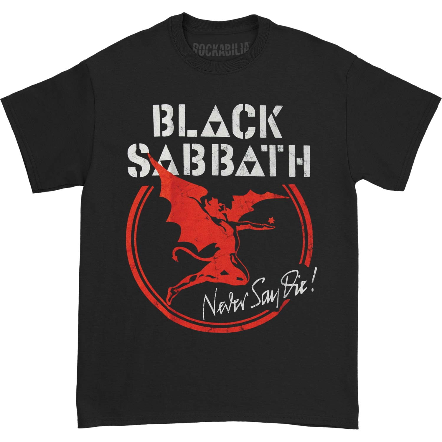 black sabbath band tee