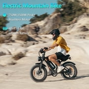 Set of 2 Electric Bike for Adults 20”, 1500W E-Mountain Bike 48V 15.6AH UL2849