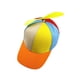 thumbnail image 4 of Sombrero de hélice para Gorra de béisbol Favores de fiesta Gorras de coloridas transpirables borde naranja Yuyangstore Sombrero de hélice, 4 of 8