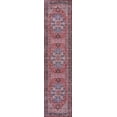 thumbnail image 3 of JONATHAN Y WASHABLE 2 x 8 Runner Rug, Maris Ornate Medallion - Red/Black/Blue, WSH109F-28, 3 of 10