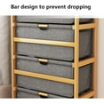 thumbnail image 4 of ShadeMart Fabric Drawer Storage Cabinet, Storage Cabinet for Toys, Clothes and Snacks in Living Room and Bedroom, Pull-Out Cabinet (3 Layers), 4 of 7