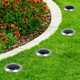thumbnail image 4 of Lampes solaires en acier inoxydable Mainstays avec LED pour jardin, 12 lumens (4 paquet), 4 of 7