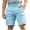 Sky Blue -AD04, variant on Dwellite Boys Cotton linen Cargo Shorts Teens Golf Casual Lightweight Elastic Waistband Comfy Long Short Pants with Pocket Sky Blue 160