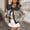 Black, variant on Women's Floral Print Cropped Denim Jacket, Sweet Peter Pan Collar Button Down Vintage Casual Coat
