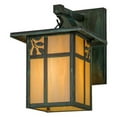 thumbnail image 2 of Meyda 165196 9 in. Hyde Park Sprig Hanging Wall Sconce, Beige & Iridescent, 2 of 6