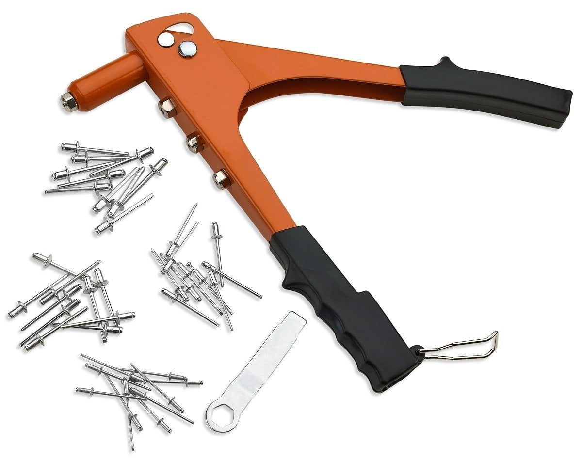 Rivet Gun Set 40 Piece Hand Repair Tool Rivet Gun Set 40 Rivets