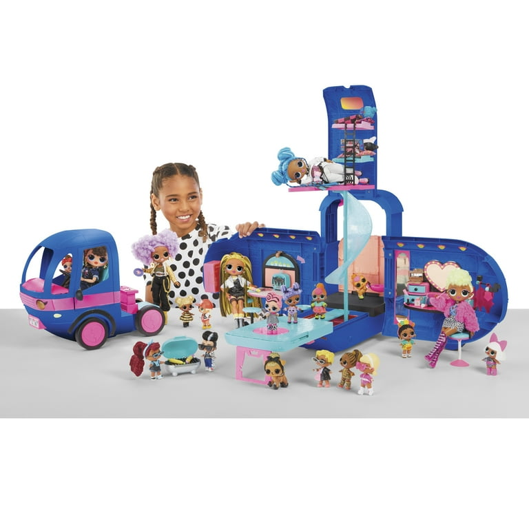 L.O.L. Surprise! O.M.G. 4-in-1 Glamper Fashion Camper with 55+ Surprises (Electric Blue) L.O.L. Surprise! O.M.G. 4-in-1 Glamper Fashion Camper with 55+ Surprises (Electric Blue)