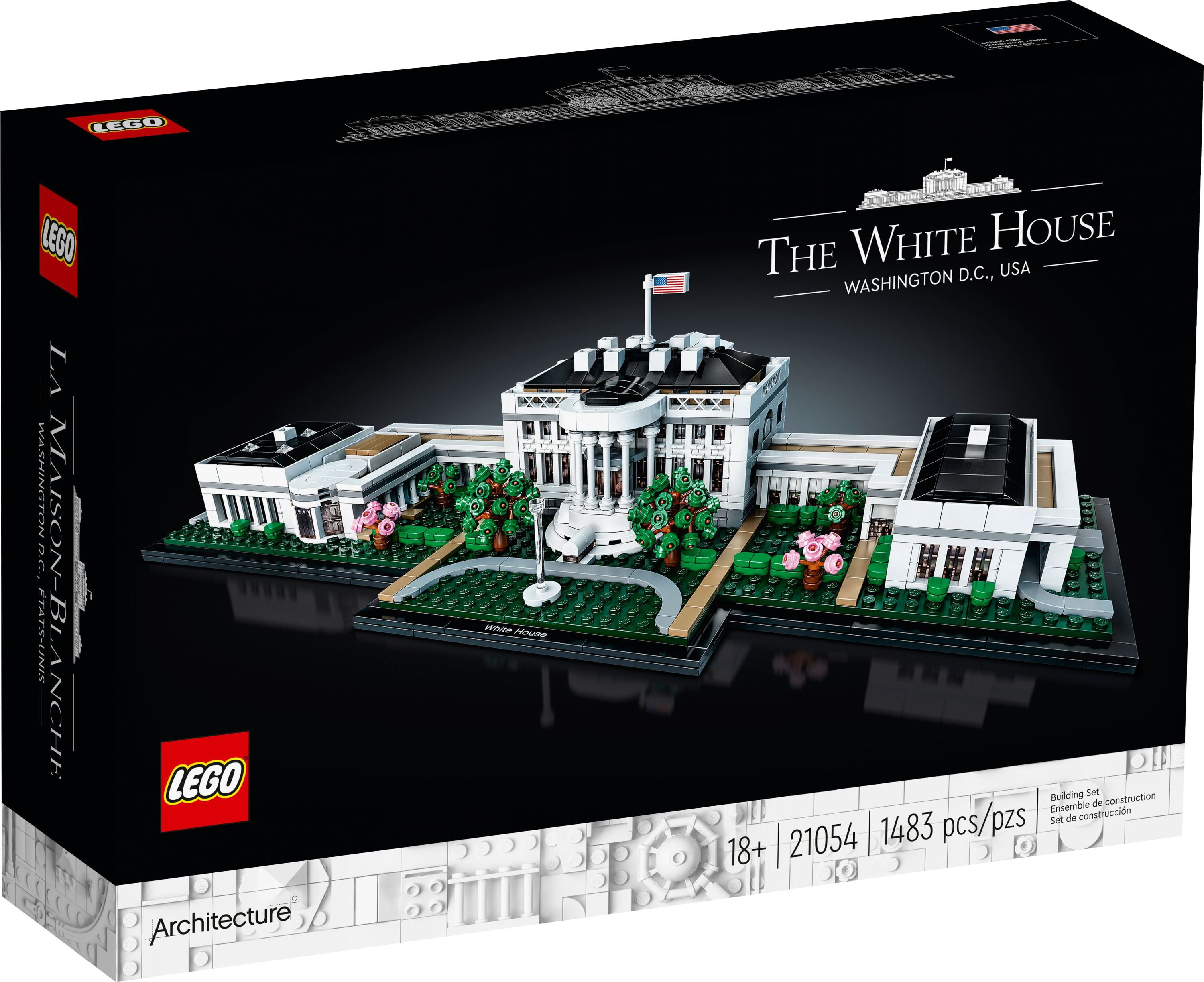 The White House 21054 Display Model Building Kit, Landmark Collection for Adults, Collectible Home Décor Gift Walmart.com