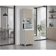 thumbnail image 2 of Módulo Microondas Vimo Café Claro y Blanco Virtual Muebles, 2 of 8