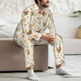 thumbnail image 7 of Salouo Chicken Family Print Button-Front Long Sleeve Pajama Set for Men, Soft 2Pjs Men's Long Sleeve Sleepwear-X-Large, 7 of 7
