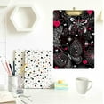 thumbnail image 4 of FMSHPON Floral Butterfly Clipboard Hardboard Wood Nursing Clip Board and Pull for Standard A4 Letter 13x9 inches, 4 of 7