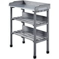 thumbnail image 6 of Topeakmart Outdoor Wooden Potting Bench Table Gardening Work Station with Storage Shelf and Hook, Gray, 6 of 6