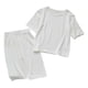 thumbnail image 4 of Odeerbi 1-8 Años Niño Niña Conjunto Verano Modal Manga Corta Tops Pantalones Conjunto Dos Piezas Suave, 4 of 5