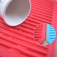 thumbnail image 5 of Bowl Mats, Raised Grain Drain Mat Waterproof Silicone Food Grade Drying Mat Kitchen Tools Drain Pad, 5 of 5