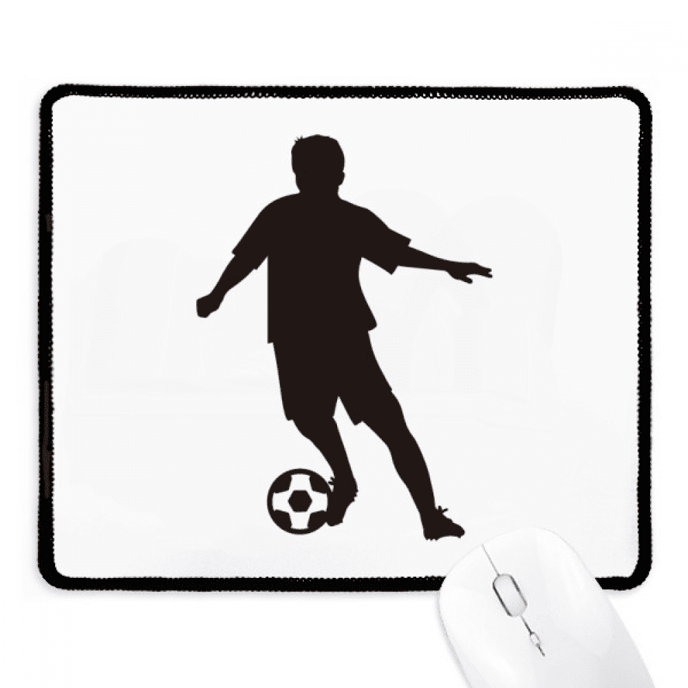 Soccer Sports football FOutline Mousepad Stitched Edge Mat Rubber Gang
