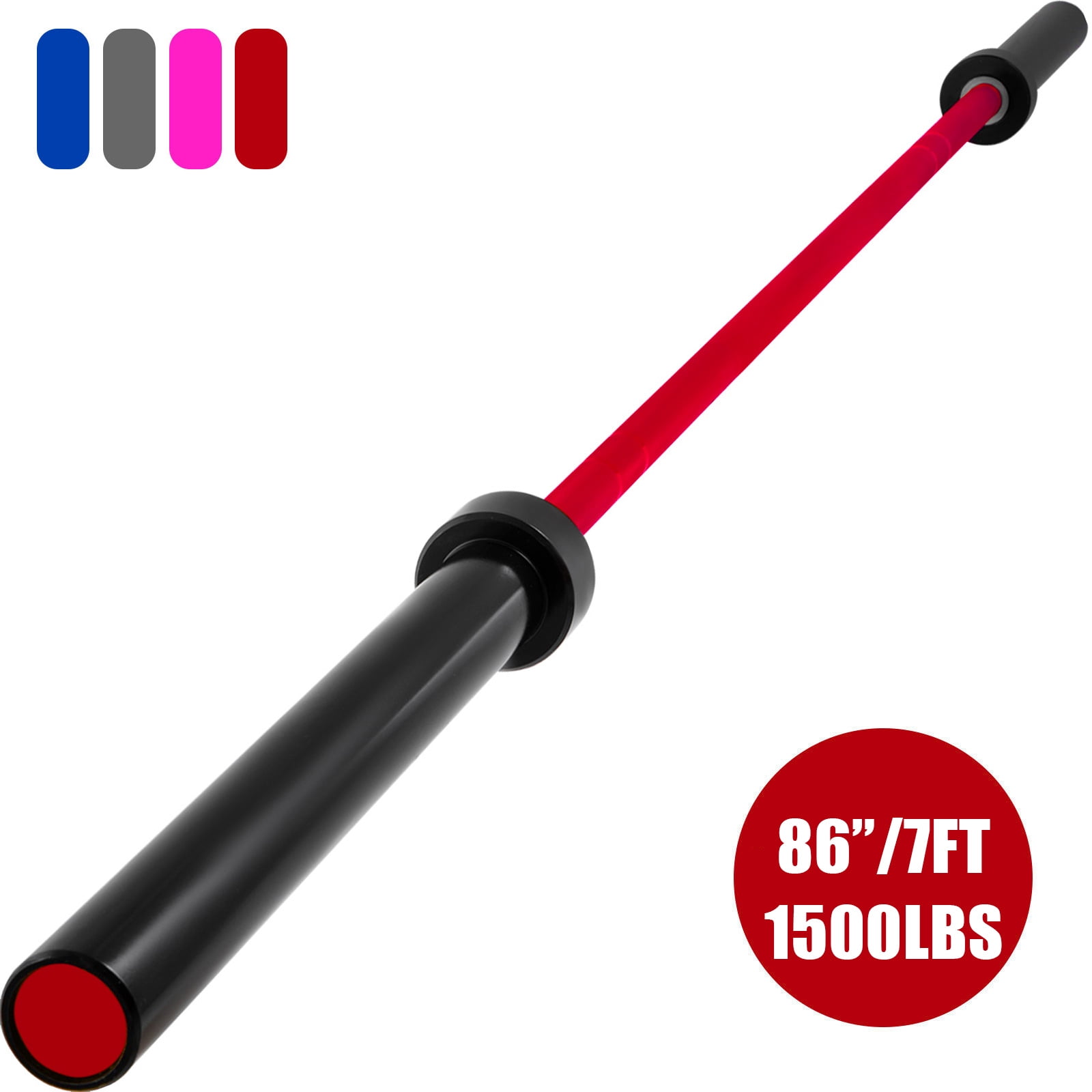 VEVOR Olympic Barbell 15kg 20kg Lifting Full Body Workout Fitness