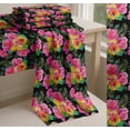 thumbnail image 6 of Soimoi Black Cotton Poplin Fabric Flower Floral Printed Fabric 1 Yard 42 Inch Wide, 6 of 7