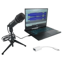 Rockville Z-STREAM USB Streaming Microphone Zoom/Podcast Mic iPhone/iPad Cable