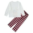 thumbnail image 4 of Sinhoon Family Matching Christmas Pajamas Set Cotton Xmas Deer Holiday Pajamas Sleepwear Dad Mom Kids PJs (Dad,L), 4 of 7