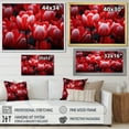 thumbnail image 4 of Designart "Pink Tulips landscape" Floral Floater Framed Wall Art Living Room, 4 of 7