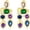Midnight, variant on SNGIA 18K Gold Plated Dangle Earrings for Women, Multicolor Boho Statement Drop Earrings