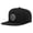 Black, variant on Mizuno Crossed Clubs Snapback Hat